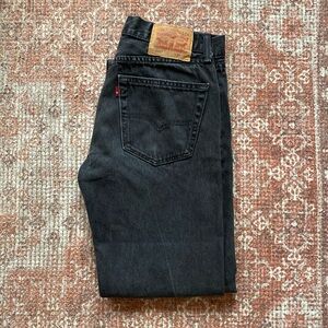 505 31w 32l black Levi's jeans